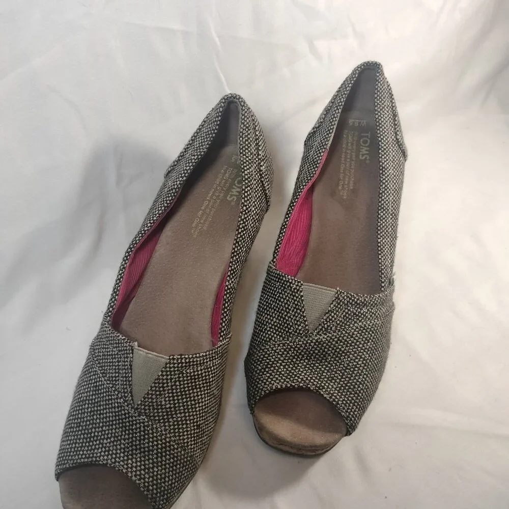 Toms‎ Wedge Cork Espadrilles (Stella)